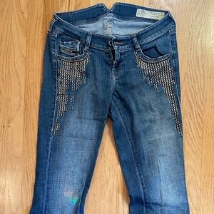 Diesel D-Clayre Bootcut Jeans – W28 L32 – Stretch Denim – Classic Blue – Women’s